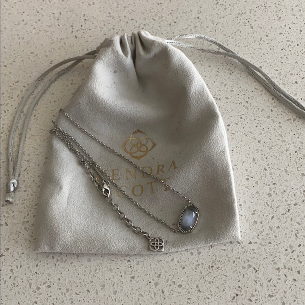 Kendra Scott Elisa silver necklace